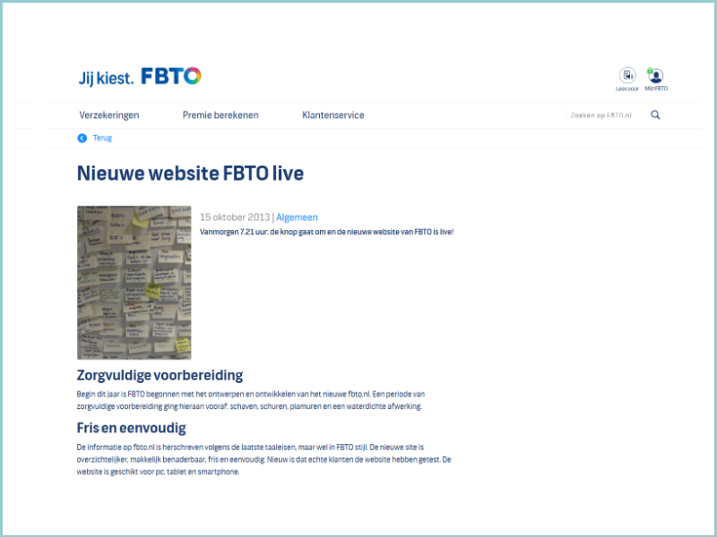 Mooi voorbeeld van content die wel weg kan